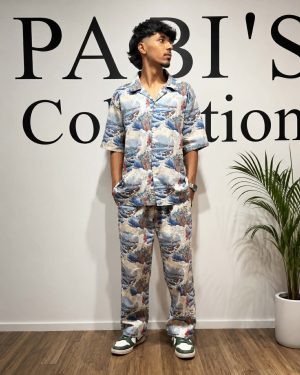 Premium Japanese Art Print Co-ord Set