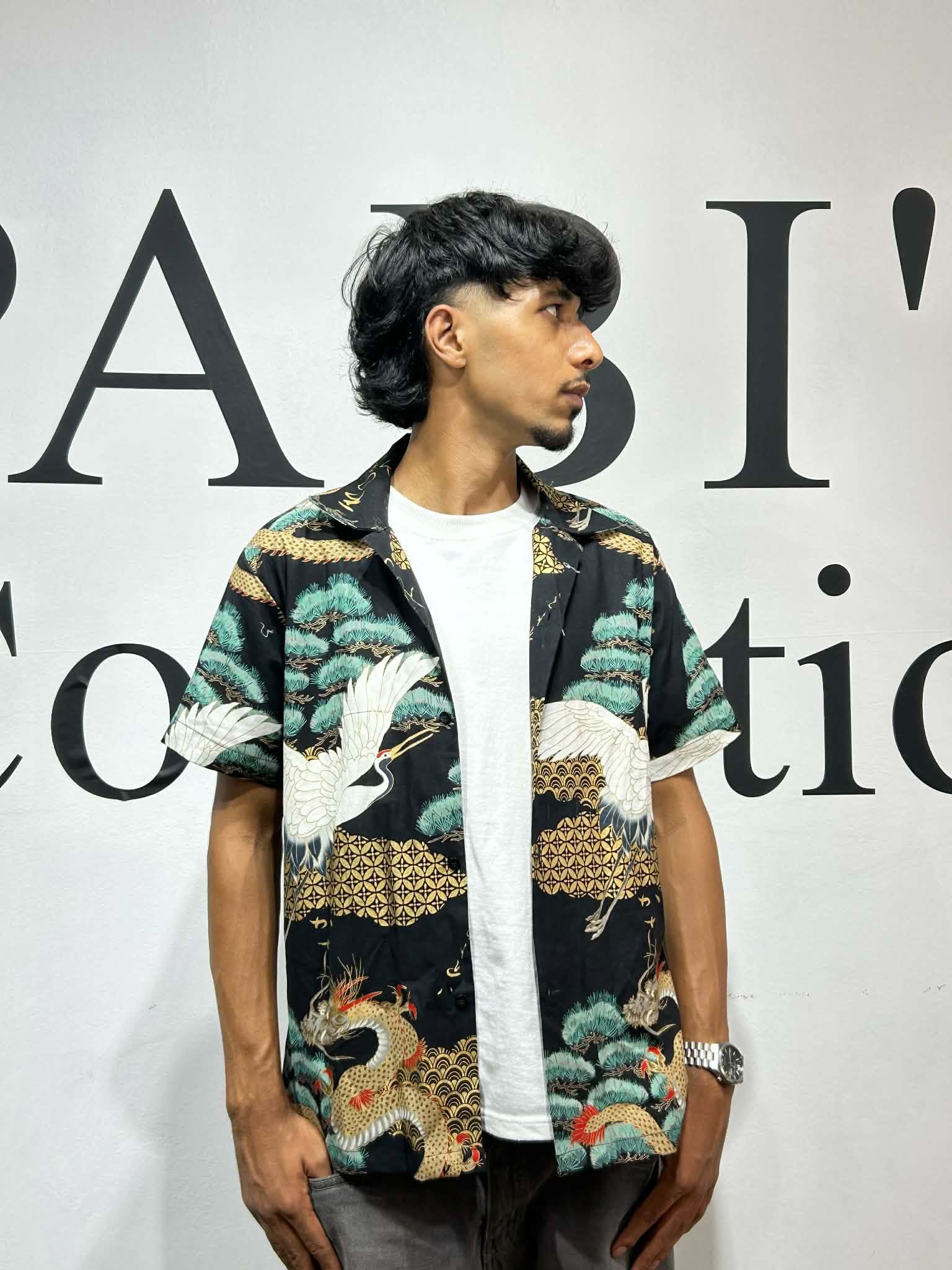 Premium Japanese Print Short Sleeve Shirt - Image 4