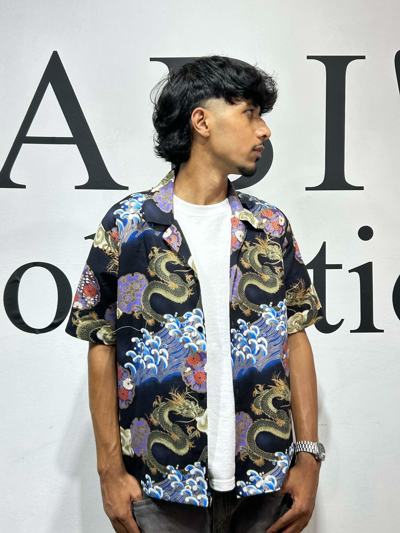 Premium Japanese Print Short Sleeve Shirt - Image 4
