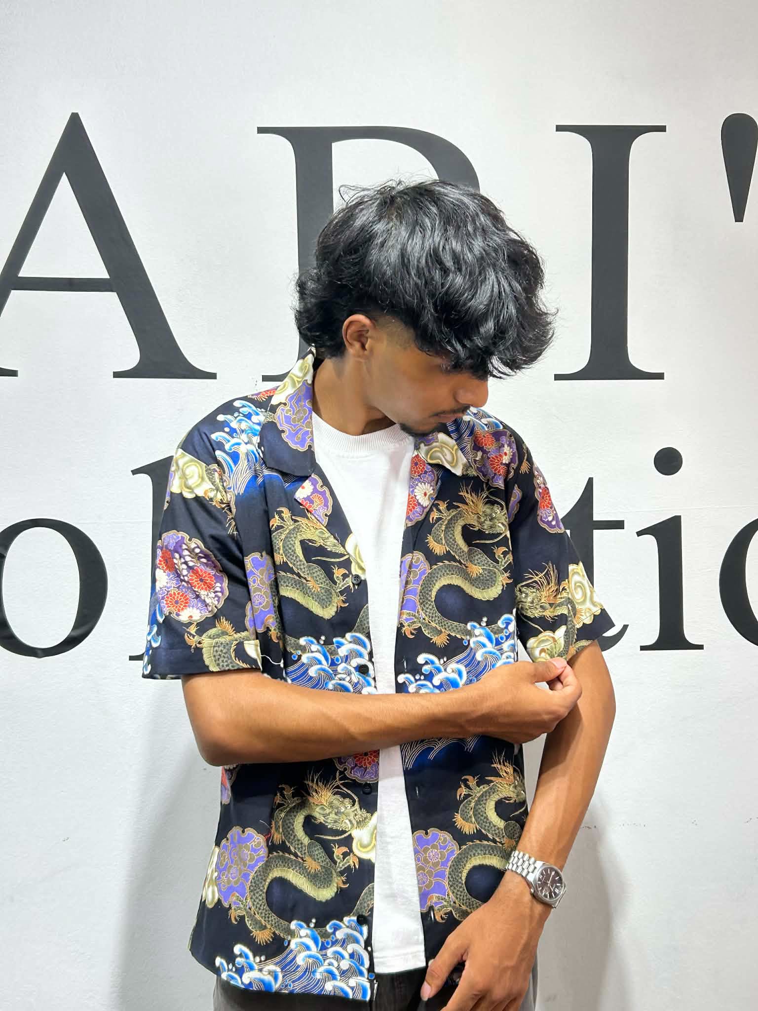 Premium Japanese Print Short Sleeve Shirt - Image 3