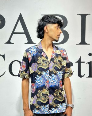 Premium Japanese Print Short Sleeve Shirt