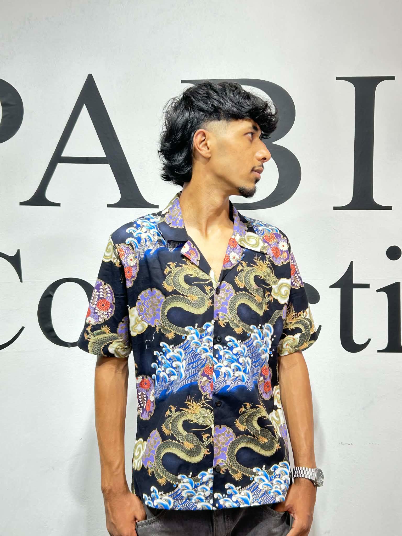 Premium Japanese Print Short Sleeve Shirt