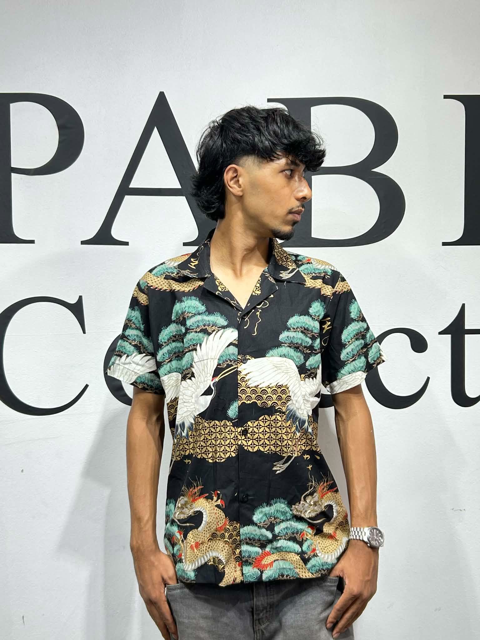 Premium Japanese Print Short Sleeve Shirt