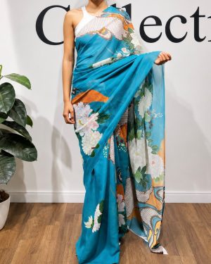 Authentic Wagara (Japanese) Saree