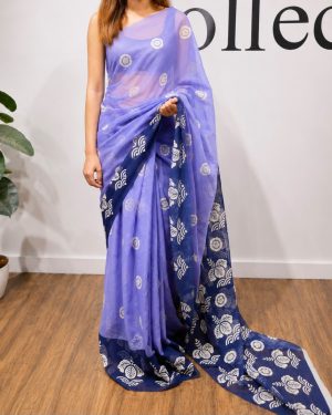 Authentic Wagara (Japanese) Saree
