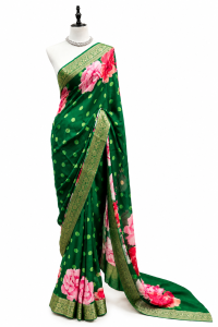 Chiffon Polka Dot Saree