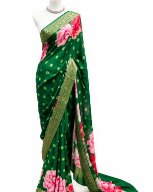 Chiffon Polka Dot Saree